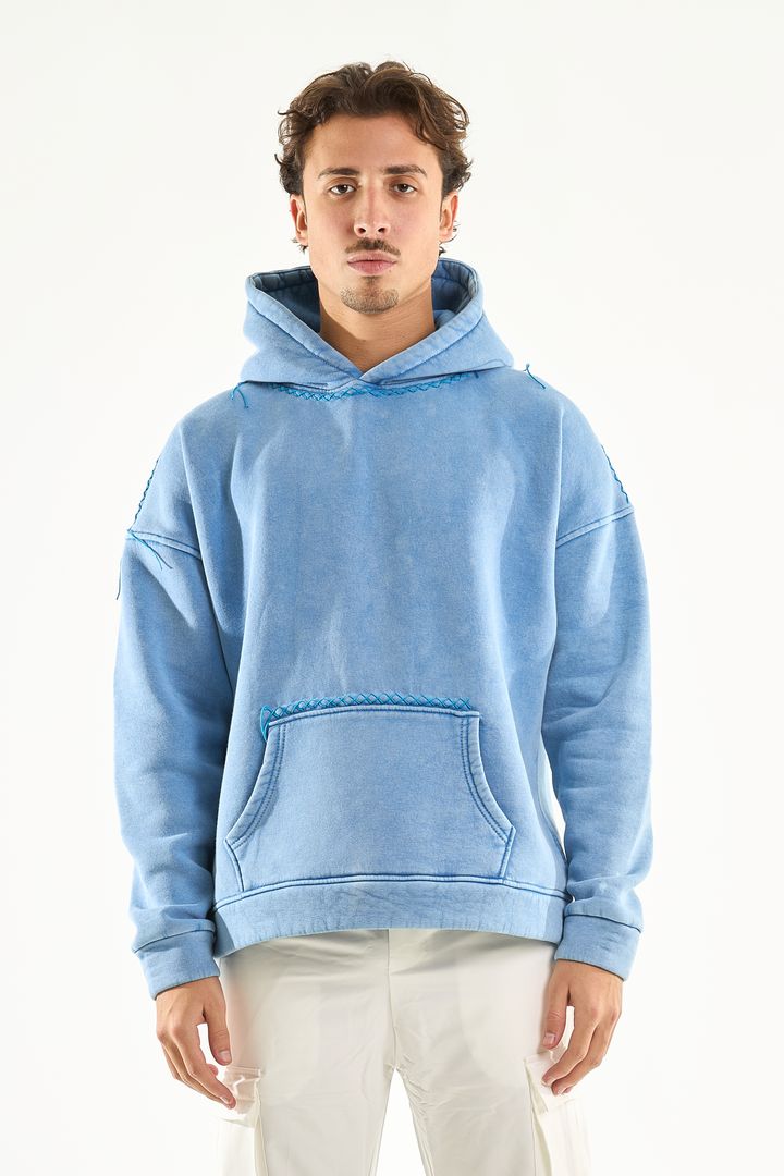 Baby blue wash hoodie (unisex)