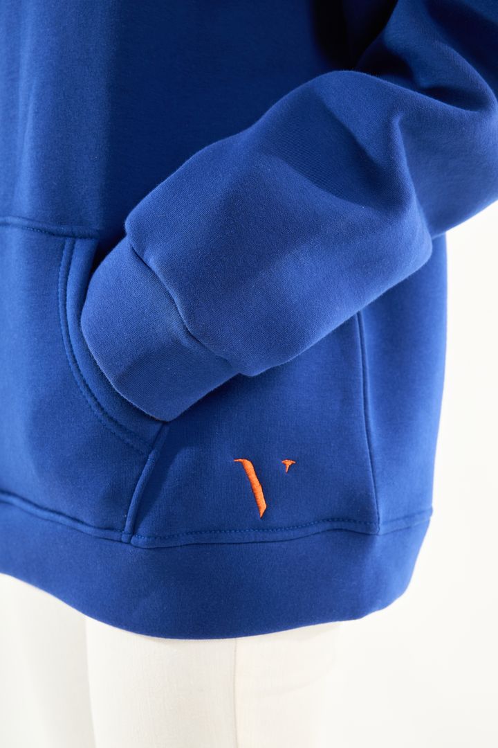 Fire blue hoodie (unisex)