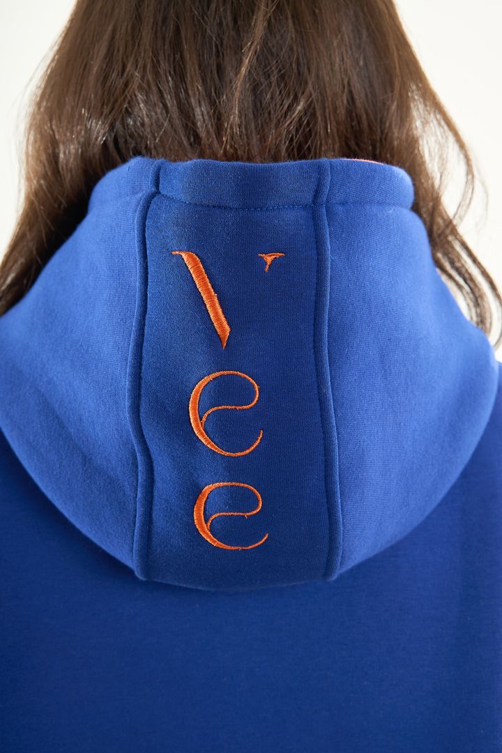 Fire blue hoodie (unisex)