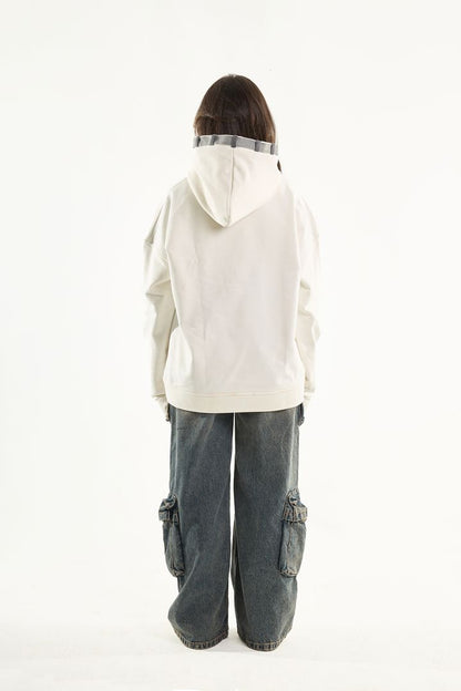 Pure off white hoodie (unisex)