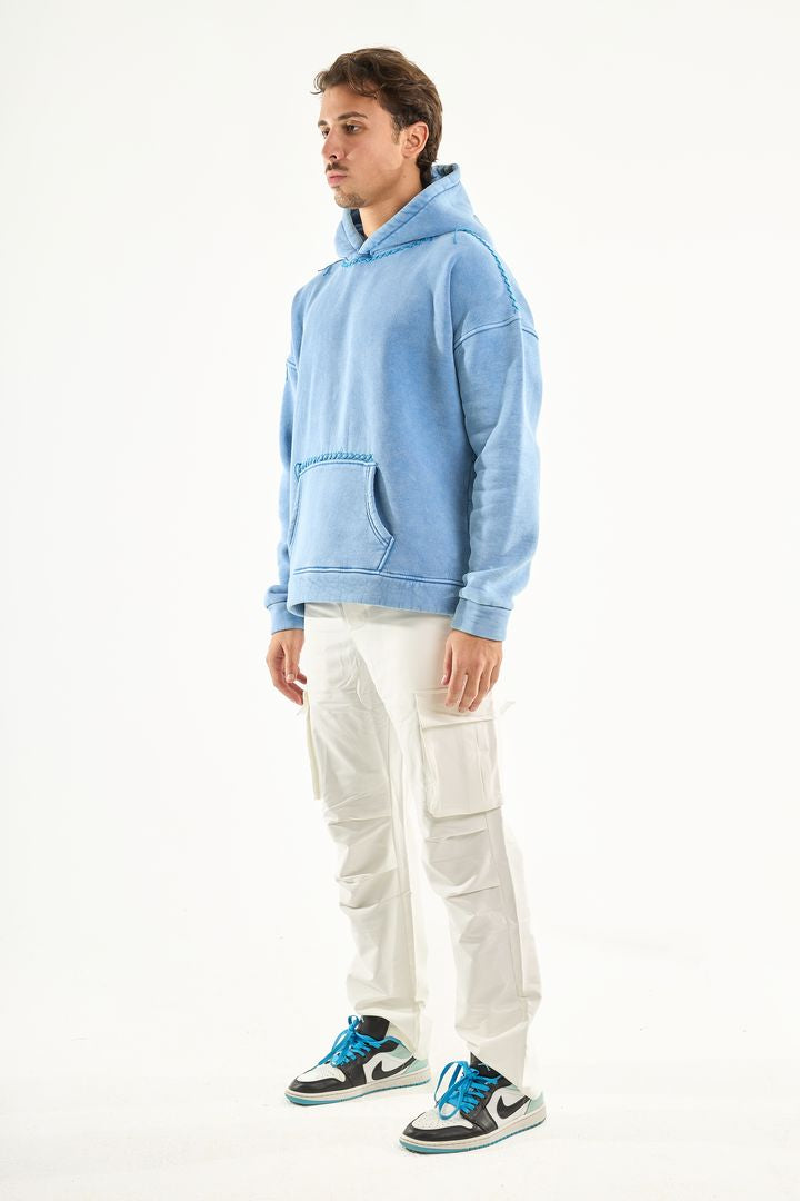 Baby blue wash hoodie (unisex)