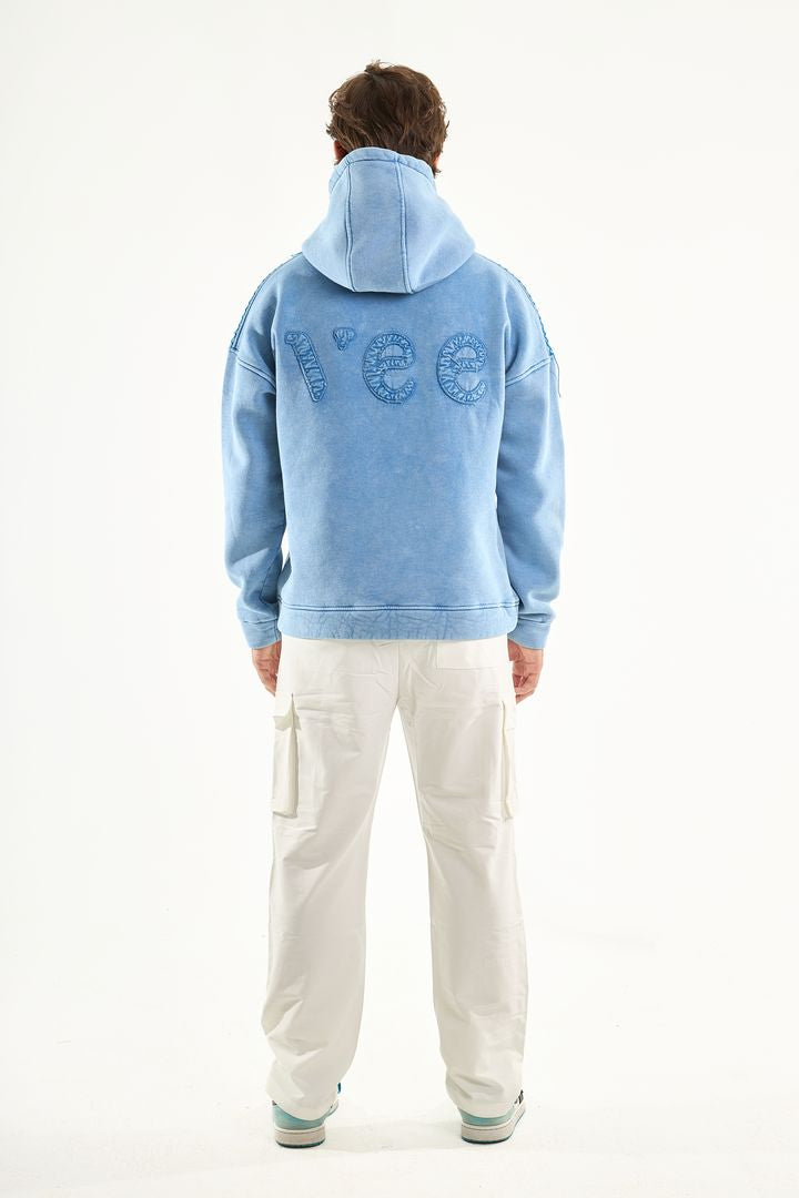 Baby blue wash hoodie (unisex)
