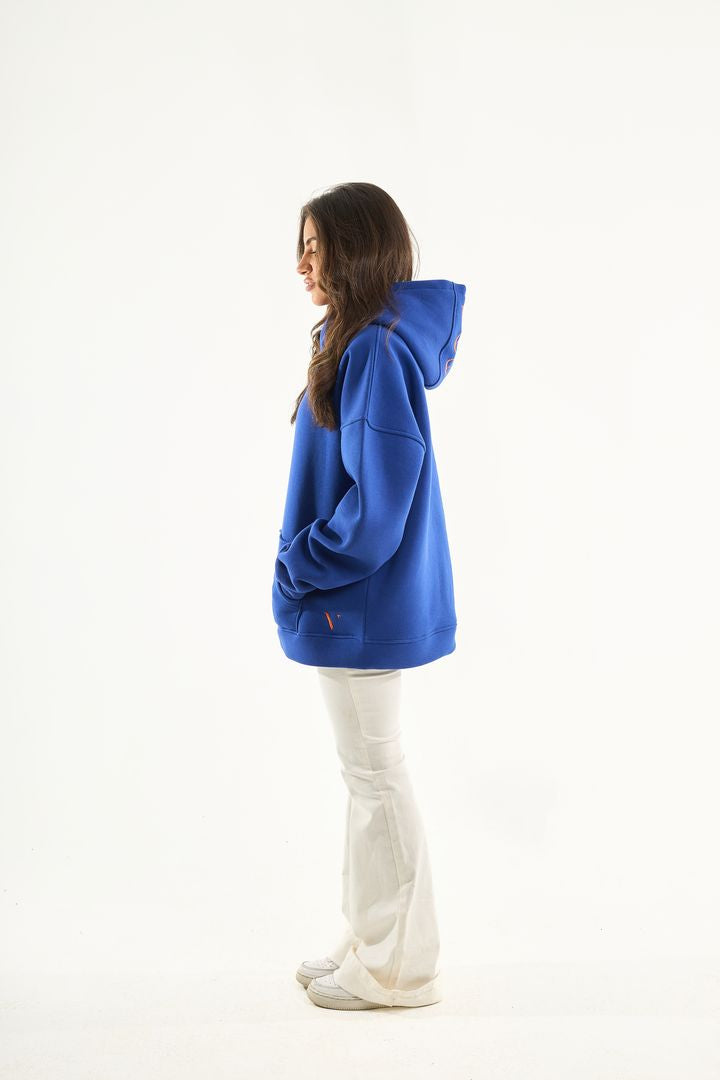 Fire blue hoodie (unisex)
