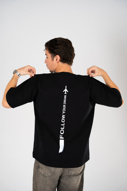 تي شرت أسود